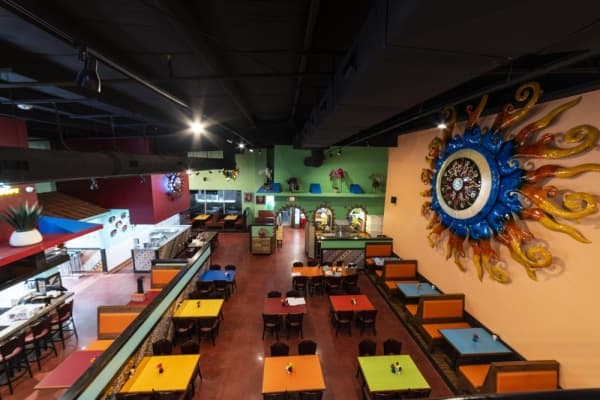 Much of the restaurant's decor is handmade and brought from Mexico. (Courtesy Mezcal Cantina Mexican Kitchen)