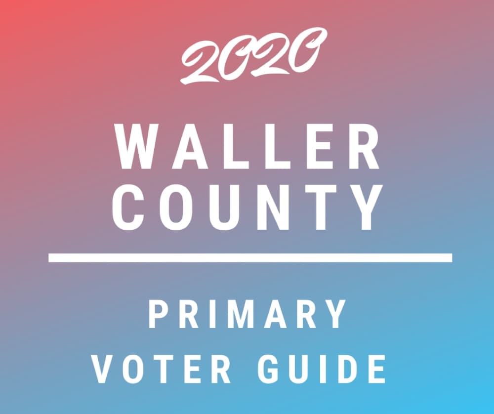 Waller County 2020 Primary Election Guide: Katy-area polling locations, sample ballot