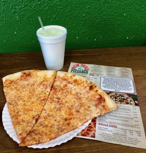 Yaghi's offers a lunch special: any two slices and a drink for $5.99. (Sally Grace Holtgrieve/Community Impact Newspaper)