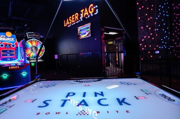Pinstack also offers laser tag. (Courtesy Pinstack)