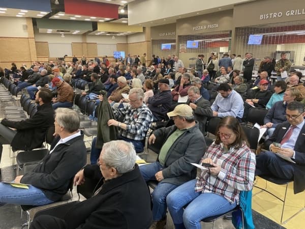 At least 200 people attended the Feb. 20 open house on the RM 620 widening.