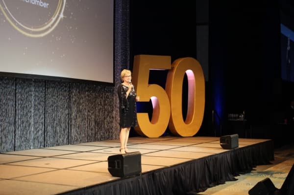 LaDonna Gatlin was the musical entertainment at the Frisco Chamber of Commerce's Frisco Number Ones Gala on Feb. 21. (William C. Wadsack/Community Impact Newspaper)
