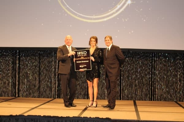 The 2019 Young Professional of the Year award, which is presented to someone in the 21-45 age range, went to Kristin Grammar with TIG Real Estate. (William C. Wadsack/Community Impact Newspaper)