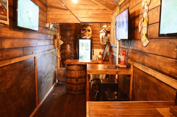 The new tequila tasting room at The Local Outpost offers a quiet and private drinking experience for customers. (Iain Oldman/Community Impact Newspaper)