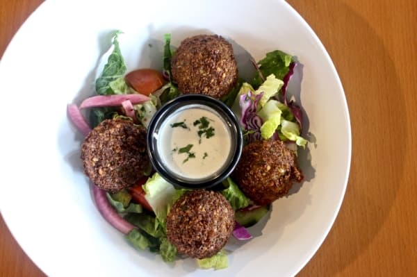 PitaLicous options include falafel made from chickpeas. (Amy Denney/Community Impact Newspaper)