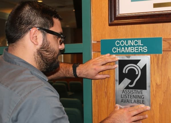 Assistive listening devices now available at Friendswood City Hall