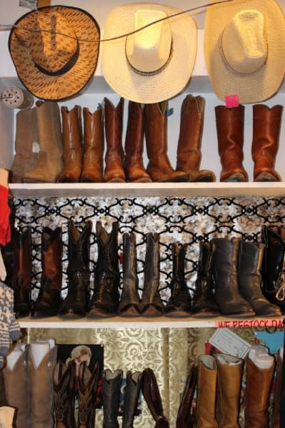 The Goodpastures work with eight full-time vendors to keep the store stocked with affordable furniture, tchotchkes and clothing. Emma Freer/Community Impact Newspaper