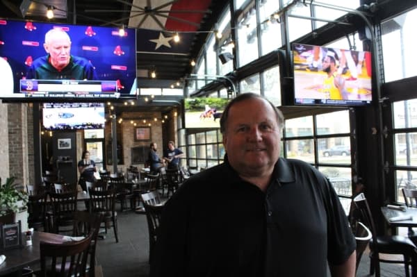James Verfurth opened Lambeau's America Kitchen and Taps in summer 2019. (Photo by Anna Herod/Community Impact Newspaper)