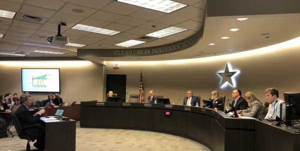Clear Creek ISD board members, district leaders discuss 2020-25 strategic plan