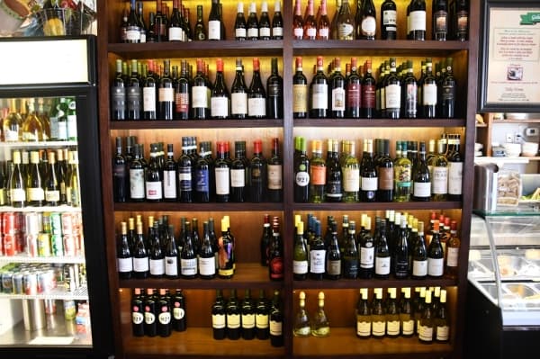 D’Amico’s Italian Market Cafe offers imported products from Italy, like wine.