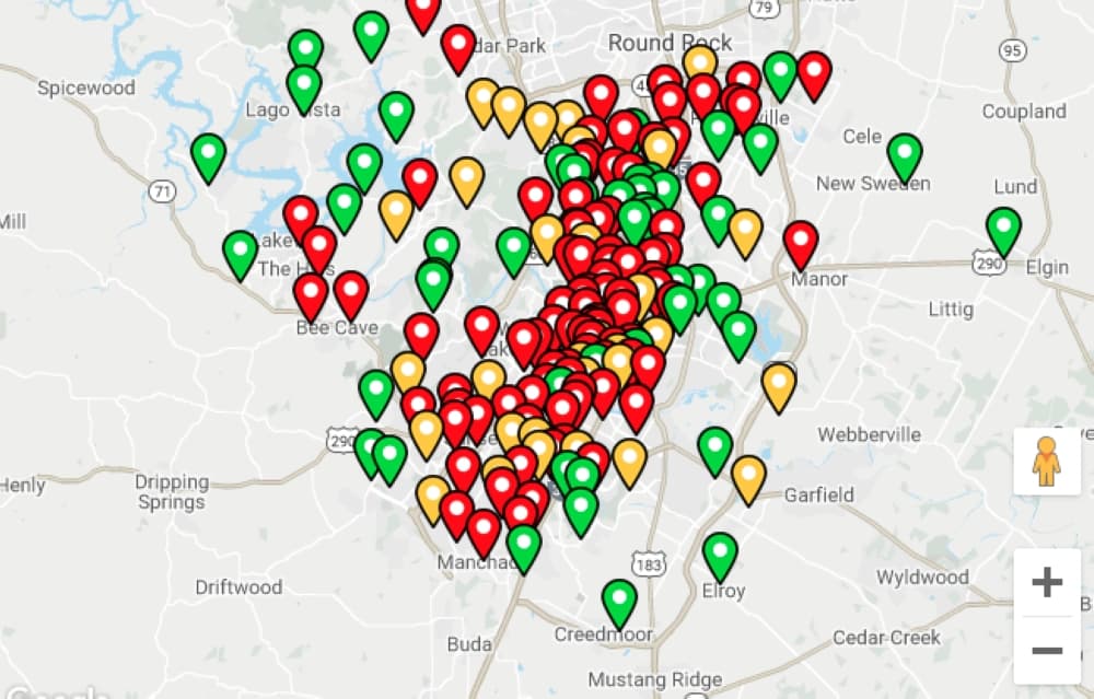 Voting wait times across Central Texas already exceeding an hour in some areas