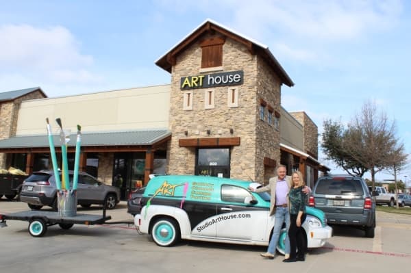 There are three Dallas-Fort Worth locations of Studio Art House. (Anna Herod/Community Impact Newspaper)