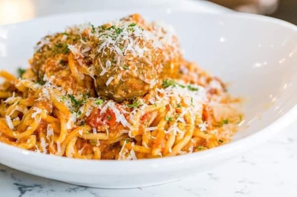 Spaghetti and meatballs are a specialty at Radunare. (Courtesy Radunare)