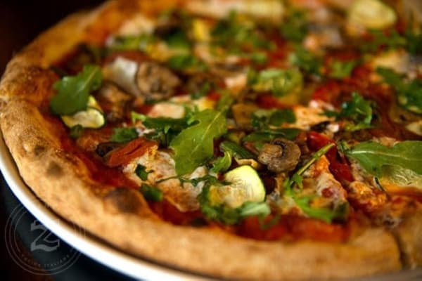 Vegetarian pizza is one of the menu options available at Zanti Cucina. (Courtesy Zanti Cucina)