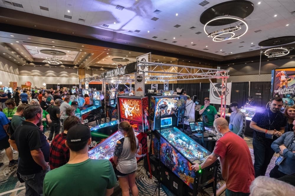 This year's Texas Pinball Festival will have more than 400 new and vintage pinball machines as well as an assortment of classic arcade games to play for free. (Courtesy Visit Frisco)