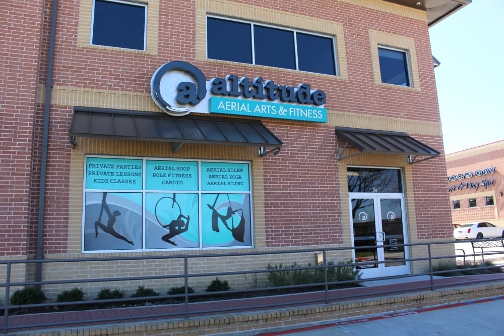 Altitude Aerial Arts & Fitness Frisco started in a 600-square-foot back room in a building on Main Street before moving to its present location in December 2017. (William C. Wadsack/Community Impact Newspaper)