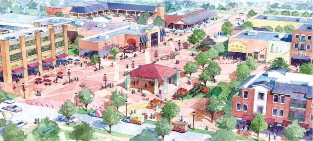 With work set to start on the 4th Street Plaza later this year, the city is looking to firm up future plans that will tie Frisco Square to the Rail District. (Courtesy City of Frisco)