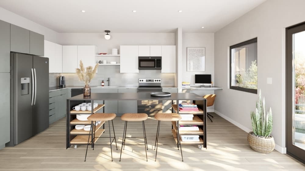 Little Ford units will range from 868-1,437 square feet. (Rendering courtesy Brandon Miller Group)