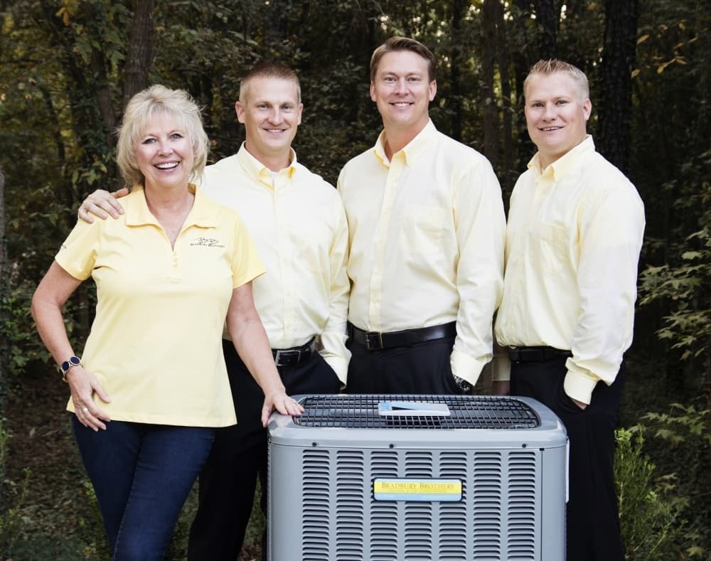 From left to right: Jacki, Todd, Michael and Jason Bradbury own the company. (Courtesy Bradbury Brothers)