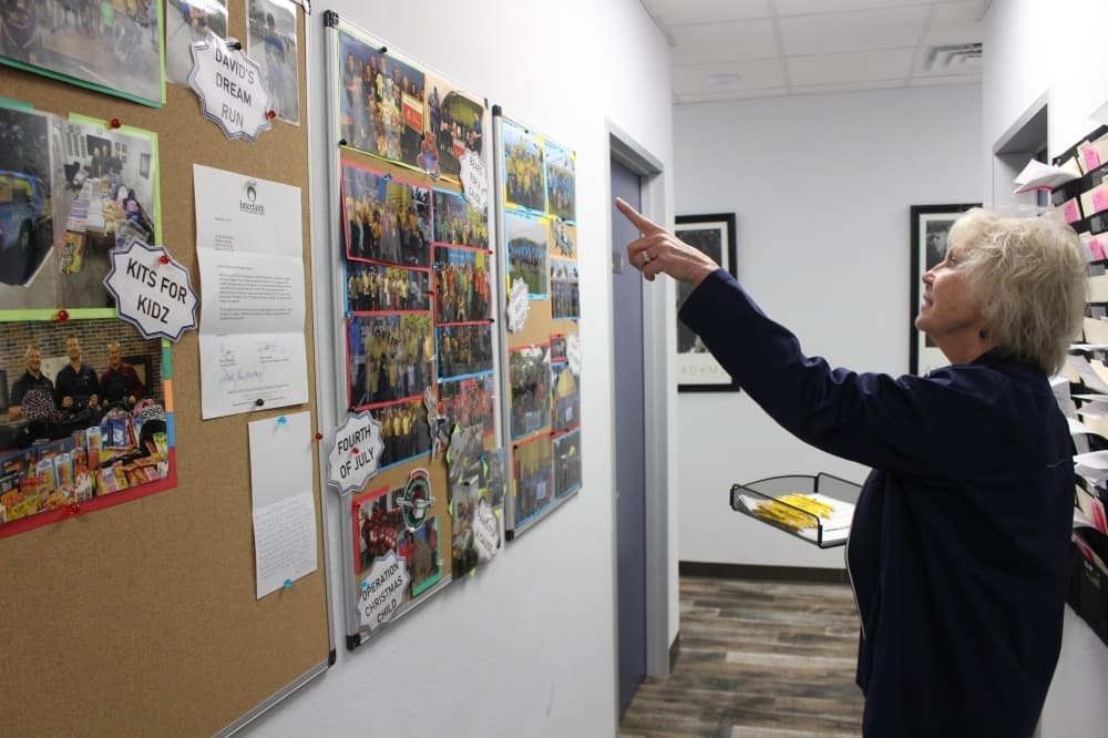 Bradbury Brothers maintains boards of charity events they participate in. (Andrew Christman/Community Impact Newspaper)