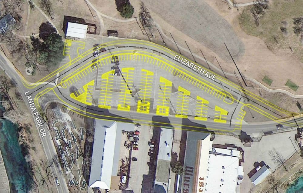 Elizabeth Avenue and parking lot at Landa Park Drive intersection to be realigned