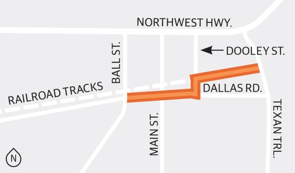 Grapevine transportation update: Dallas Road corridor/Cotton Belt Trail extension