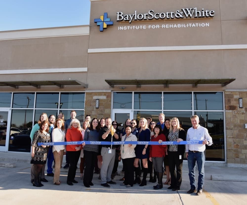 New Baylor Scott & White Institute for Rehabilitation location cuts ribbon in Dripping Springs