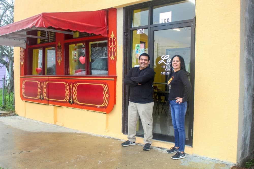 Lala's offers a variety of Mexican treats along with homestyle burgers in downtown Kyle