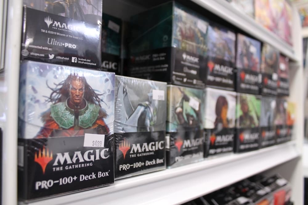 Sanctuary Books and Games offers a variety of games, such as "Magic: The Gathering." (Photos by Lindsey Juarez Monsivais/Community Impact Newspaper)
