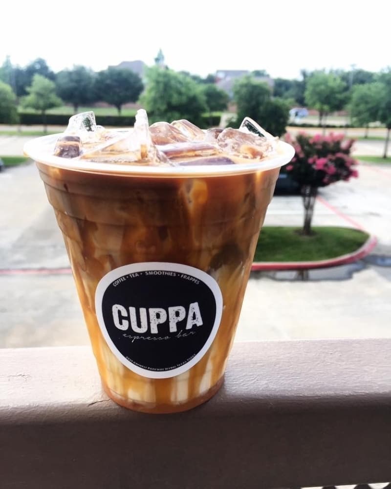 This iced caramel macchiato is from Cuppa Espresso Bar. (Courtesy Cuppa Espresso Bar)