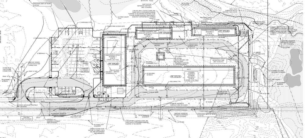 golf facility site plan