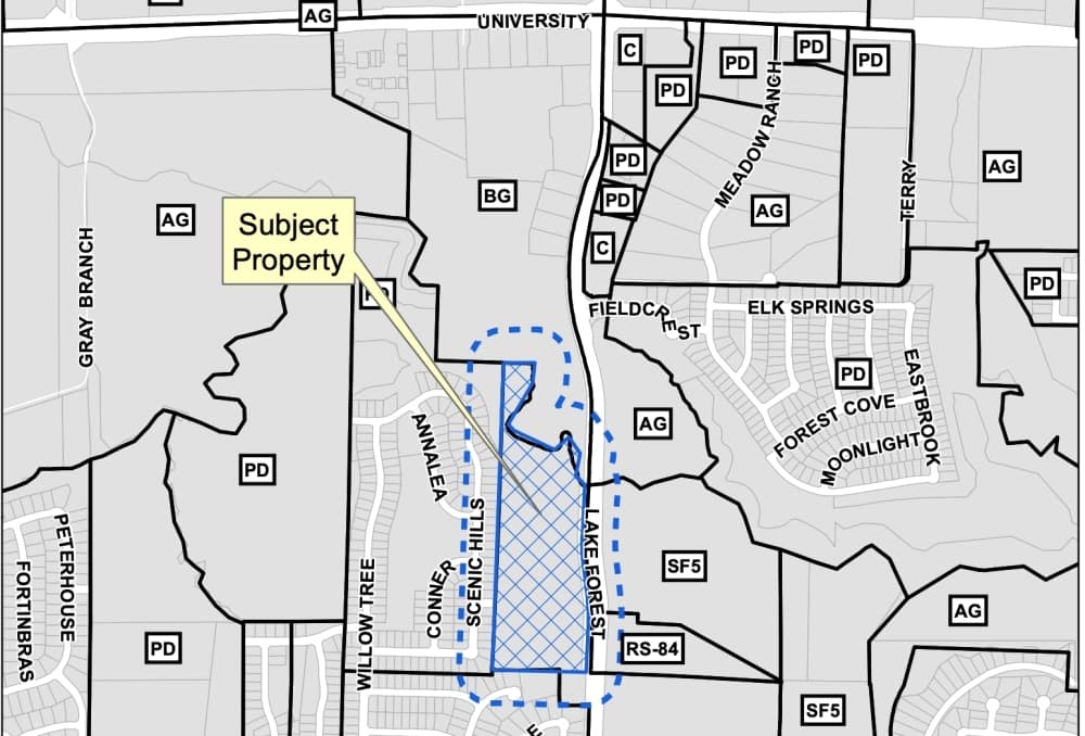 McKinney P&Z gives preliminary approval for 72-home neighborhood on Lake Forest Drive