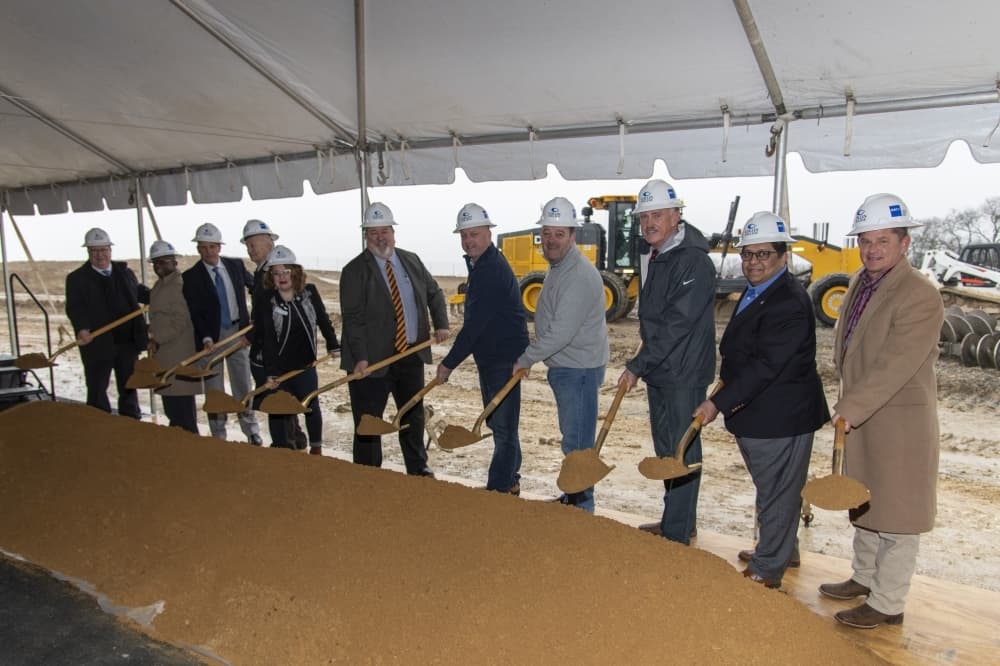 Officials broke ground on the 96,000-square-foot Collin College Celina Campus in January. The campus will be located at 901 Choate Parkway, Celina, and is scheduled to open in fall 2021. (Courtesy Collin College)
