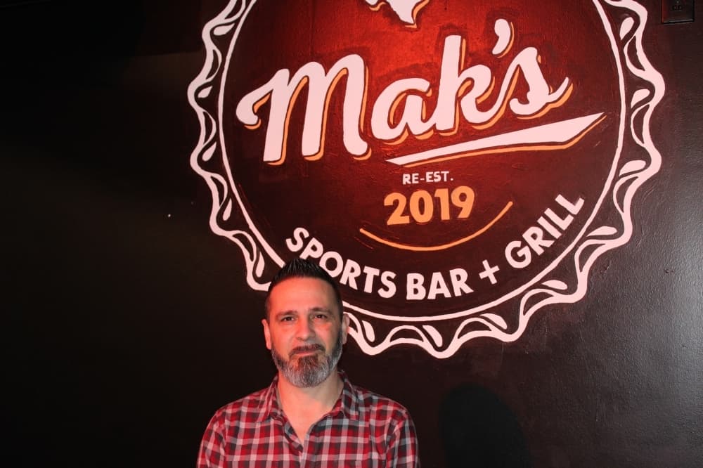 General Nanager Bryan Butler is one of four new owners of the re-established Mak's Sports Bar + Grill.  (Adriana Rezal/Community Impact Newspaper)
