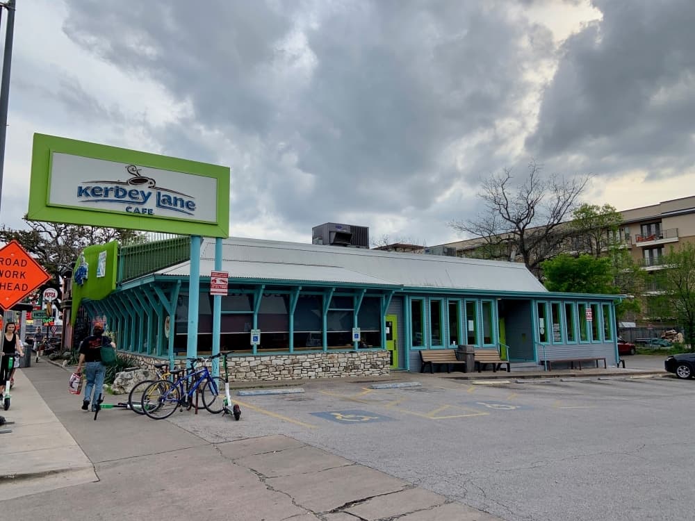 Some businesses along The Drag near The University of Texas have not yet noticed a decline in business since the campus closed March 13 to reduce the spread of coronavirus. (Chase Karacostas/Community Impact Newspaper)