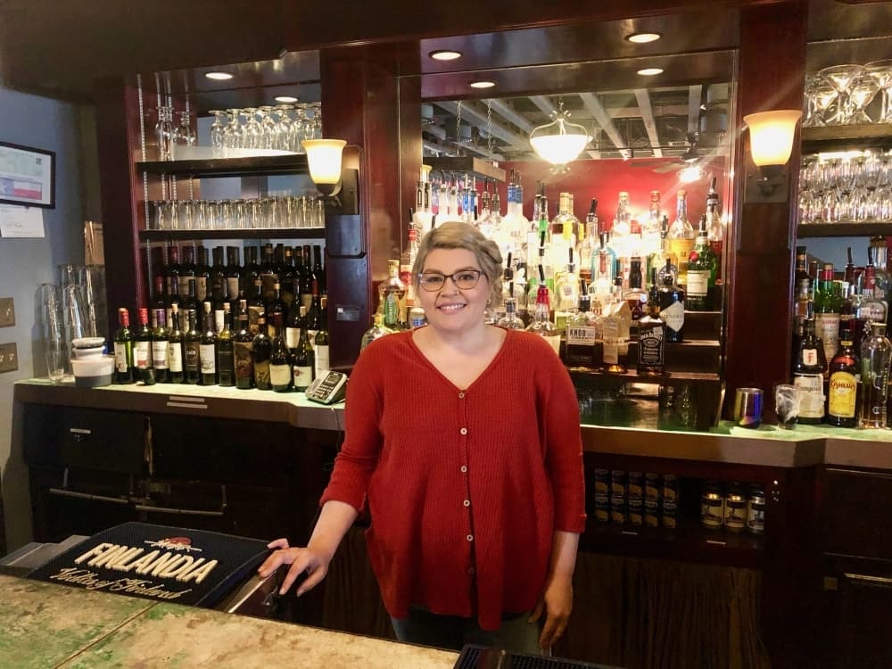 Gumbo's North manager Jessica Guevara said she is worried for her servers after being forced to send them home due to a lack of business. The restaurant plans to keep the upstairs bar area open as of March 16. (Sally Grace Holtgrieve/Community Impact Newspaper)