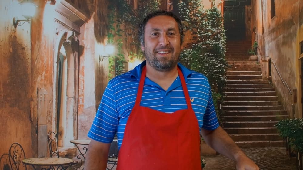 Joe Kahrimani, owner of Joe's Italian Kitchen in Pflugerville, said he pulled from recipes he learned as a child in northern Italy when creating his menu. (Kelsey Thompson/Community Impact Newspaper)