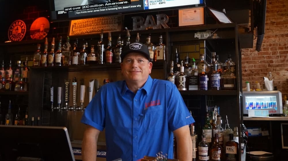 John Brotherton owns both Brotherton's Black Iron Barbecue in Pflugerville and Liberty Barbecue in Round Rock. (Kelsey Thompson/Community Impact Newspaper)