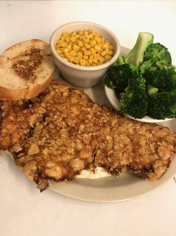 Owner Lucila Rojas said potato chip chicken ($9.50) is a popular dish at the cafe.  (Courtesy Main Street Cafe)
