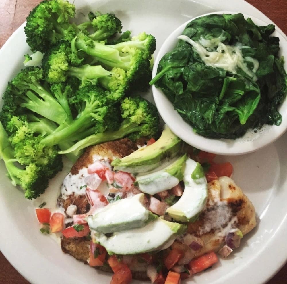 Veracruz tilapia ($7.50) is among the dishes now available to-go.  (Courtesy Main Street Cafe)