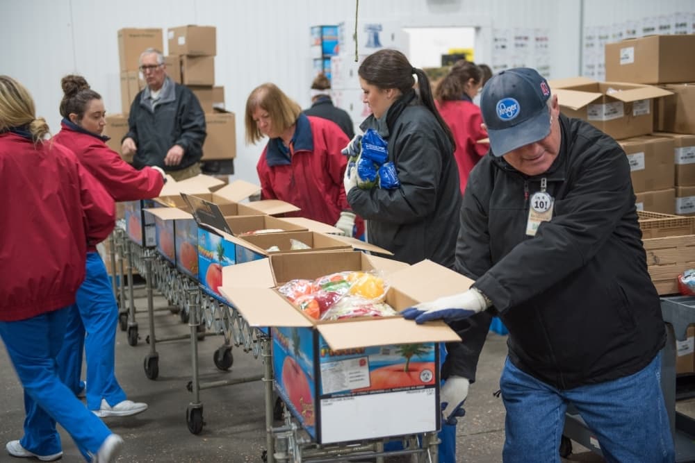 Montgomery County Food Bank shifts to drive-thru delivery, virtual food drives in response to current needs