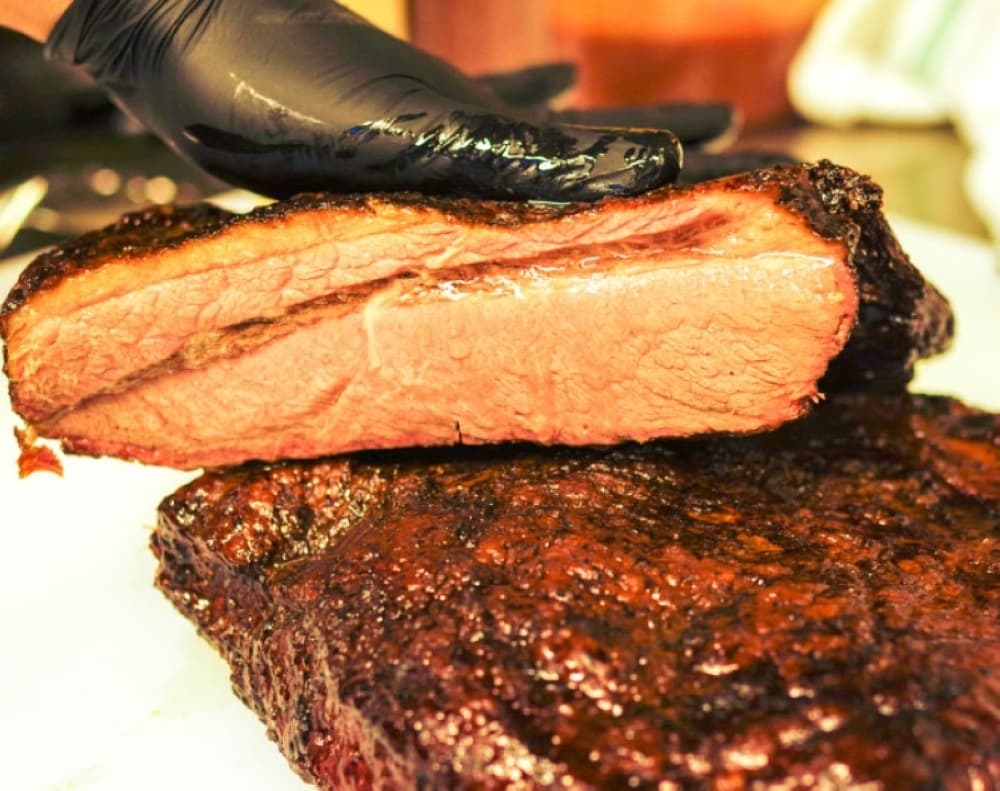 New Braunfels Smokehouse sells a variety of smoked meats and jerky. The Smokehouse also has a catalog of products it sells online.
