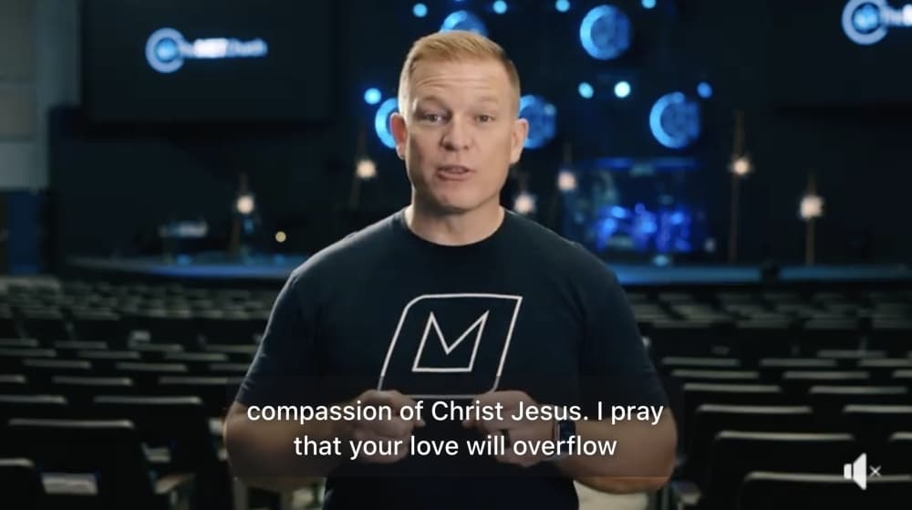 TheMET Church Lead Pastor Matt Roberson uploads encouragements on Facebook throughout the week. (Screenshot courtesy TheMET Church)