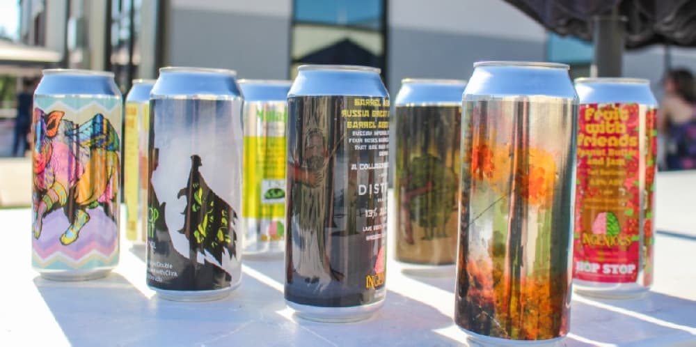Ingenious Brewing Co.  is brewing new heavily-fruited beers and bringing back some barrel-aged brews to sell in 32-ounce crowlers and four-packs. (Colleen Ferguson/Community Impact Newspaper)