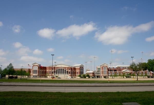 The Berry Center on Barker Cypress Road is closed to the public. (Danica Smithwick/Community Impact Newspaper)