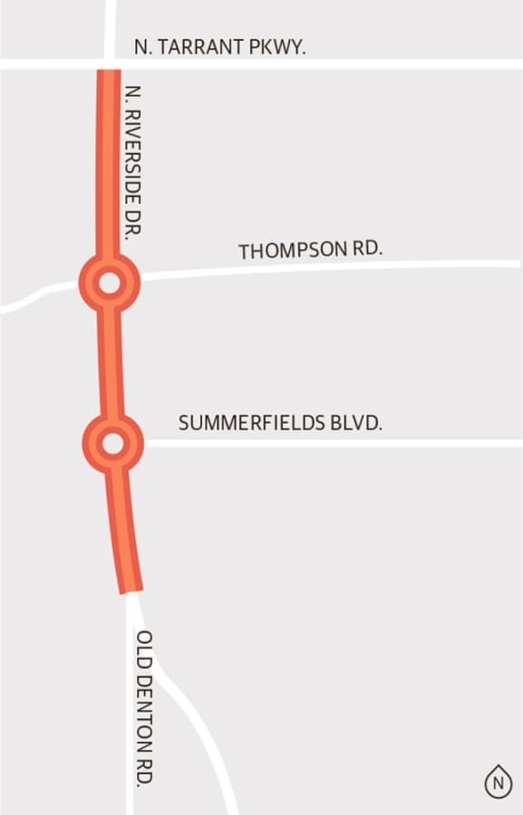 Ongoing and recent transportation projects in Keller, Roanoke and northeast Fort Worth