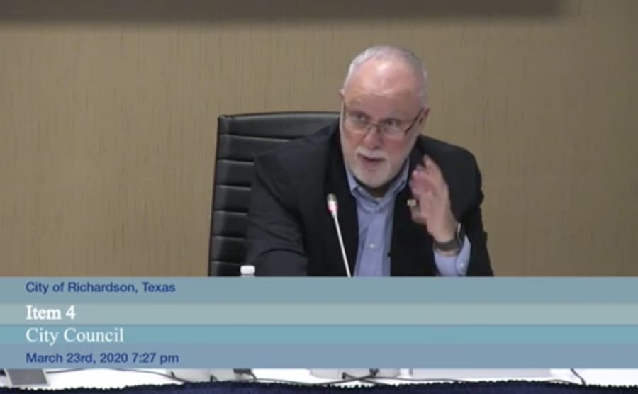 Residents react to Richardson's shelter in place order