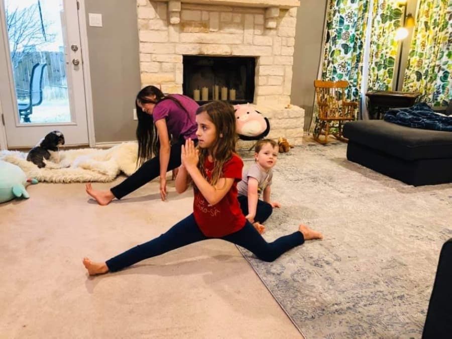 Professor Sebastian Mejias said he has seen young siblings and parents join student training classes offered online while the school is closed during the coronavirus outbreak. (Courtesy Samurai Inti Martial Arts)