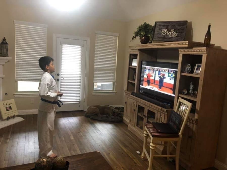 Samurai Inti Martial Arts is offering a full schedule of online classes for its students, who range from 4-year-olds to adults. (Courtesy Samurai Inti Martial Arts)