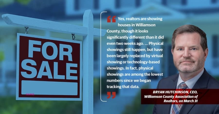 Austin, Williamson County realtors get creative, using digital tools to show homes; sales data coming soon